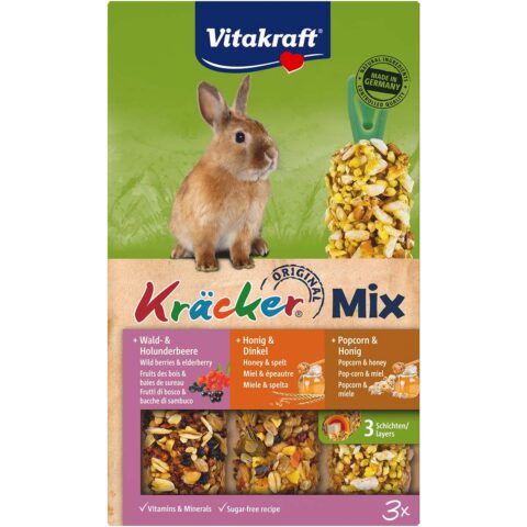 Vitakraft Kräcker Trio Waldbeere Honig Popcorn 3 Stück