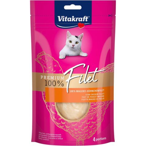 Vitakraft Katzensnack Premium Filet Huhn 7×4 Stück