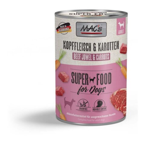 MAC’s DOG Kopffleisch & Karotten 6x400g