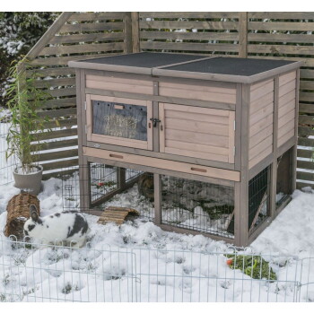 Trixie natura Kleintierstall XL mit Wärmedämmung 120×98×94 cm