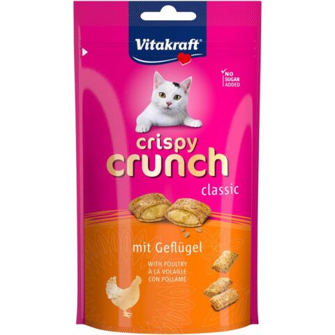 Vitakraft Katzensnack Crispy Crunch mit Geflügel 4x60g