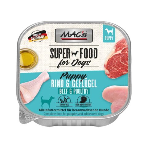 MAC’s Dog Puppy Rind & Geflügel 10x150g