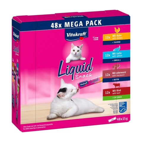 Vitakraft Liquid Snack Mega Pack 48 Stk.