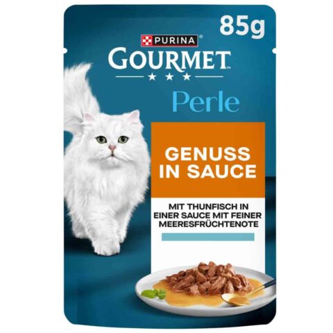 GOURMET Perle Genuss in Sauce mit Thunfisch 26x85g