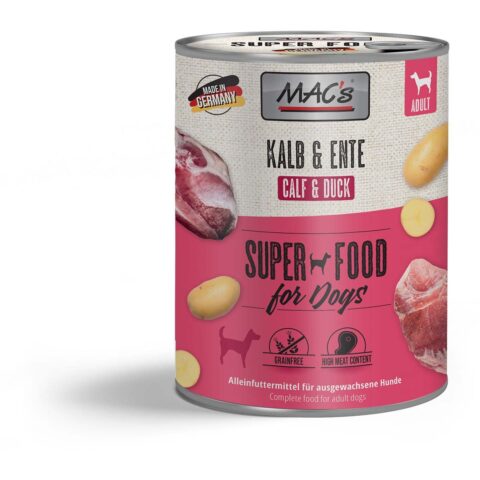 MAC’s Dog Kalb und Ente 6x800g