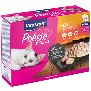 Vitakraft Poésie Délice Multipack Fleisch 6x85g