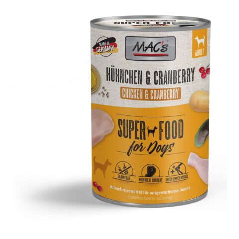 MAC’s Dog Hühnchen und Cranberry 6x400g