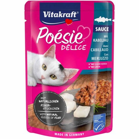 Vitakraft Poésie Délice & Kabeljau 23x85g