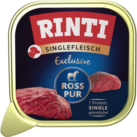 Rinti Singlefleisch Exclusive Ross pur 10×150 g