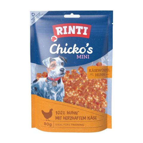 RINTI Chicko’s MINI Käsewürfel Huhn 80 g