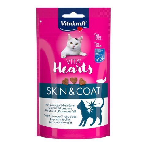 Vitakraft Vita Hearts Skin & Coat Lachs 9x 40g