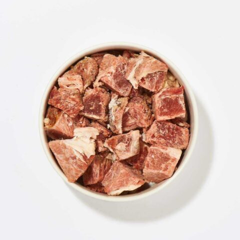 Rindermuskelfleisch-Würfel (500g) | haustierkost.de | Mageres Rind in Würfelform | Praktisch portionierbar & tiefgefroren | Für BARF