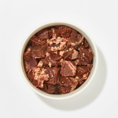 Rinderherz-Würfel (500g) | haustierkost.de | Herzmuskelfleisch in Würfeln | Für BARF & Frischfütterung | Gut portionierbar & tiefgefroren