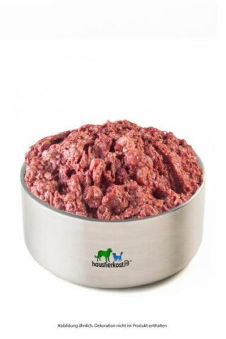 Kaninchen komplett extra (500g) | haustierkost | BARF-Komplettmix mit Fleisch, Innereien & Knochen | Ohne Zusätze | Gewolft & tiefgefroren