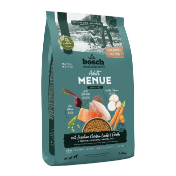 bosch HPC Trockenfutter Hund Adult Menue Nordsee-Lachs & Forelle 2,4 kg