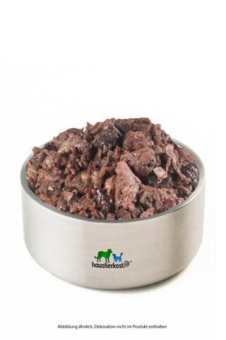 Pferde-Mix (500g) | haustierkost.de | Fleischmischung vom Pferd für Hunde | Für Ausschlussdiäten & sensible Hunde | BARF-geeignet