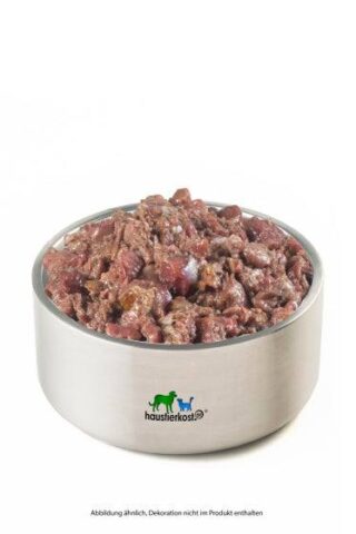 Hähnchen-Mix (1kg) | haustierkost | Fleischiger BARF-Mix aus Hähnchenbrust, Herzen & Mägen | Für Hunde & Katzen | Proteinreich & tiefgefroren