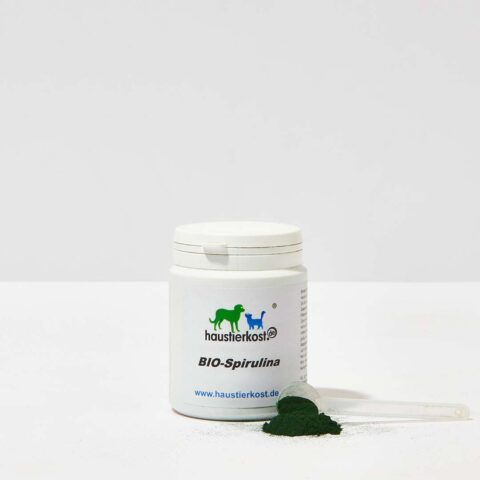 Bio-Spirulina (100g) | haustierkost | Natürliche BARF-Ergänzung mit Vitalstoffen | Für Hunde & Katzen | Algenpulver Bio-Qualität & DE-ÖKO-zertifiziert