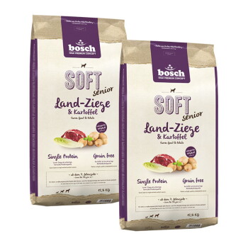 bosch Soft Senior Land-Ziege & Kartoffel 2×12,5 kg