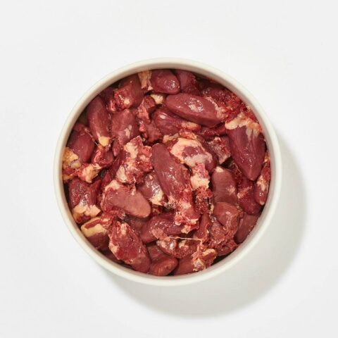 Hähnchenherz (500g) | haustierkost | Reines Muskelfleisch für Hunde & Katzen | Proteinreich & fettarm | Ideal für BARF | Schonend tiefgefroren