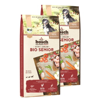 bosch BIO Senior Hühnchen + Preiselbeere 2×11,5 kg