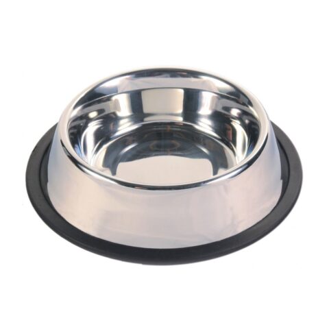 Trixie Edelstahlnapf mit Gummiring 0,7 l / ø 21 cm