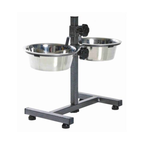 Trixie Hundebar mit 2 Edelstahlnäpfen 4,5l