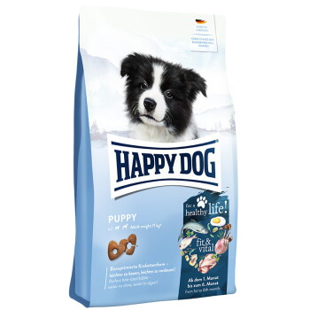 HAPPY DOG fit & vital Trockenfutter Hund, Puppy 10 kg