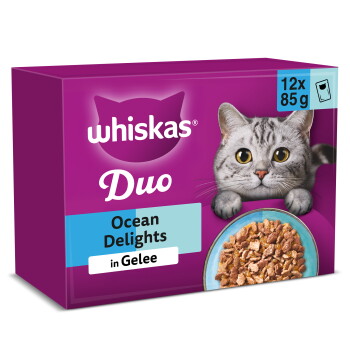 Whiskas Duo Multipack Ocean Delights in Gelee 12 x 85g