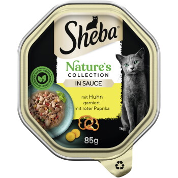 Sheba Nature´s Collection 22 x 85g in Sauce Huhn mit Paprika