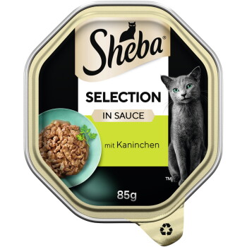 Sheba Selection in Sauce mit Kaninchenhäppchen 22×85 g
