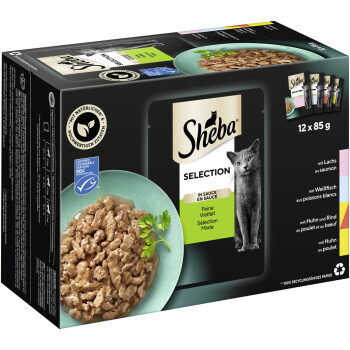 Sheba Selection in Sauce Feine Vielfalt 12x85g