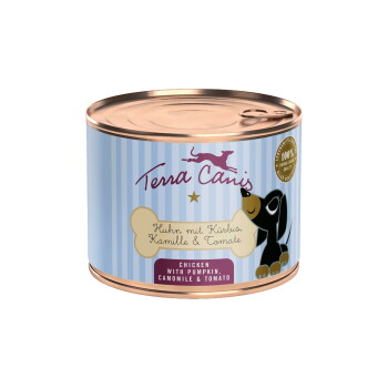Terra Canis Welpe Huhn mit Kürbis, Kamille und Tomate 12×200 g