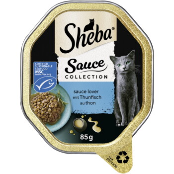 Sheba Sauce Collection Sauce Lover Thunfisch MSC 22×85 g