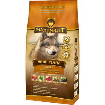 WOLFSBLUT Wide Plain Pferdefleisch mit Süßkartoffel 2×2 kg