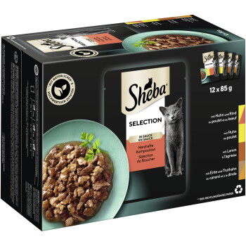 Sheba Selection in Sauce Herzhafte Komposition Multipack 12x85g