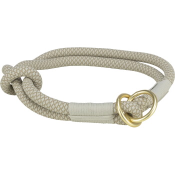 Trixie Soft Rope Zug-Stopp-Halsband beige S