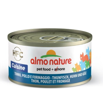 Almo nature HFC Natural Thunfisch, Huhn und Käse 48×70 g