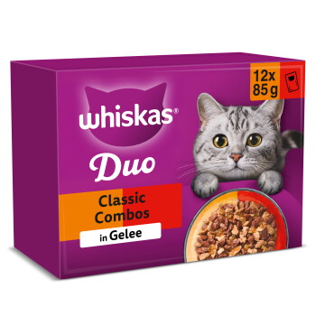 Whiskas Duo Multipack Classic Combos in Gelee 12 x 85g