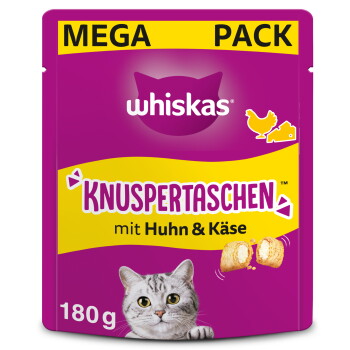 Whiskas Knuspertaschen mit Huhn und Käse 4x180g