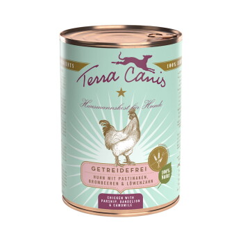 Terra Canis Getreidefrei Adult Huhn mit Pastinaken, Brombeeren und Löwenzahn 6×400 g