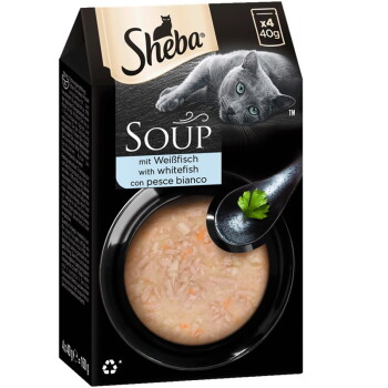 Sheba Soup 40x40g Weißfisch