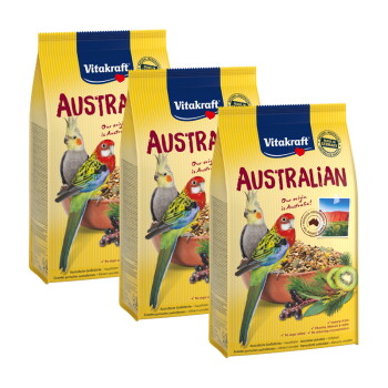 Vitakraft Heimatfutter Australian Nymphensittich 3×750 g