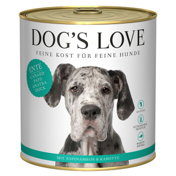 DOG’S LOVE Adult Ente 6×800 g