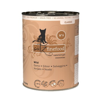 Catz finefood Nassfutter Katze Classic Adult No. 9 Wild 6×400 g