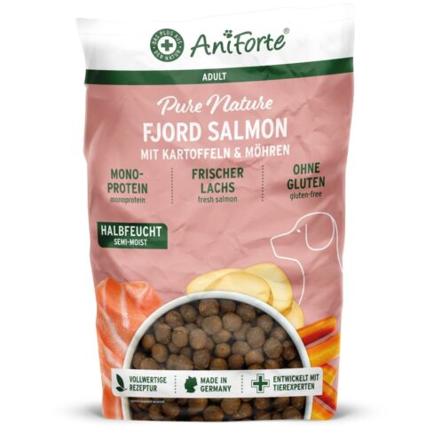 AniForte Trockenfutter FjordSalmon – frischer Lachs mit Kartoffeln 12,5 kg
