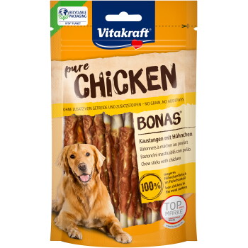 Vitakraft Bonas Kaustangen mit Huhn 3×80 g