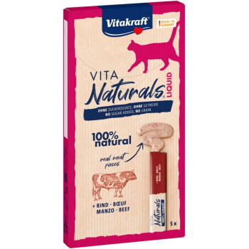 Vitakraft Naturals Liquid Snack Rind 11×5 Stück