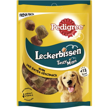 Pedigree Leckerbissen Tasty Minis Huhn und Ente 6×130 g