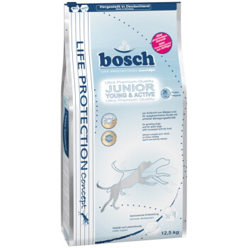 bosch Trockenfutter Hund, Junior, Young & Active 12,5 kg